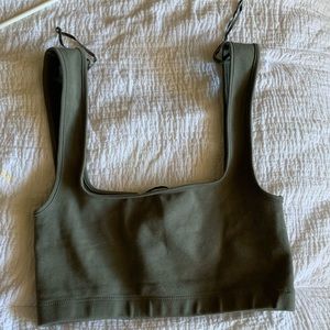 Olive green tank